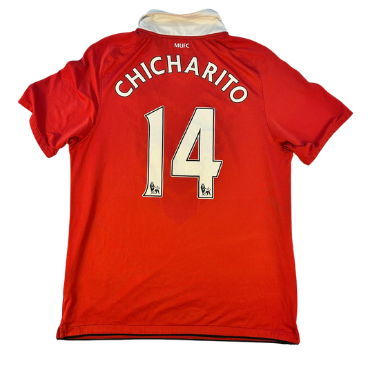 Manchester United 2010-2011 Home shirt - CHICHARITO 14 - Larhe