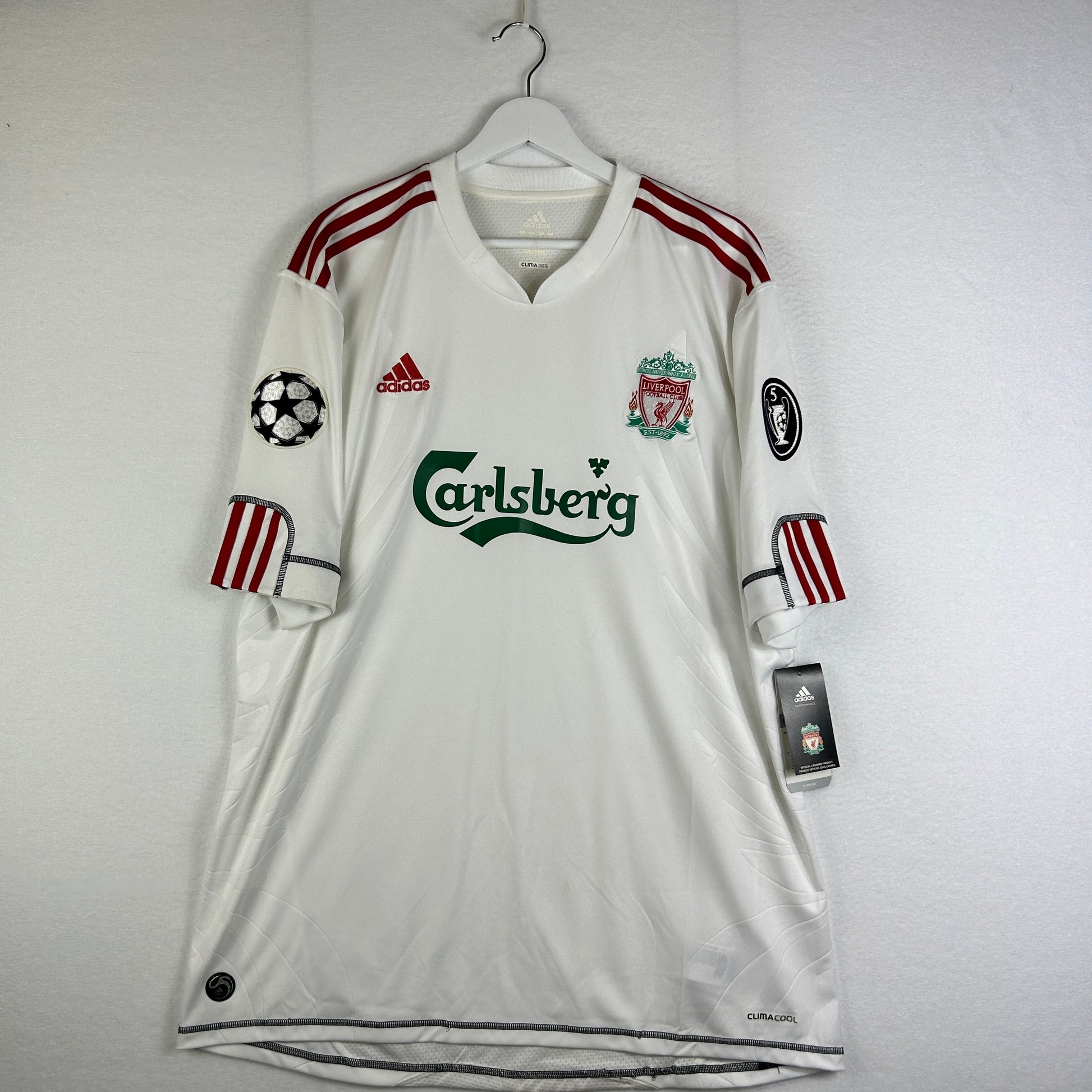Liverpool 2009-2010 Third Shirt Authentic Adidas Shirt – Casual