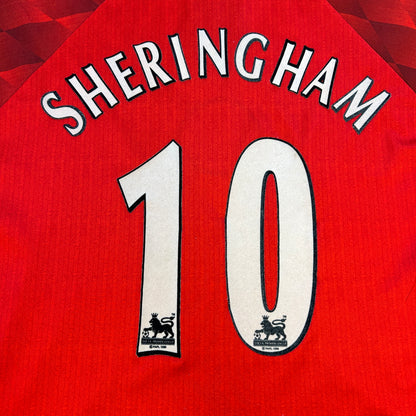 Manchester United 1996-1997-1998 Home Shirt - Large - Sheringham 10