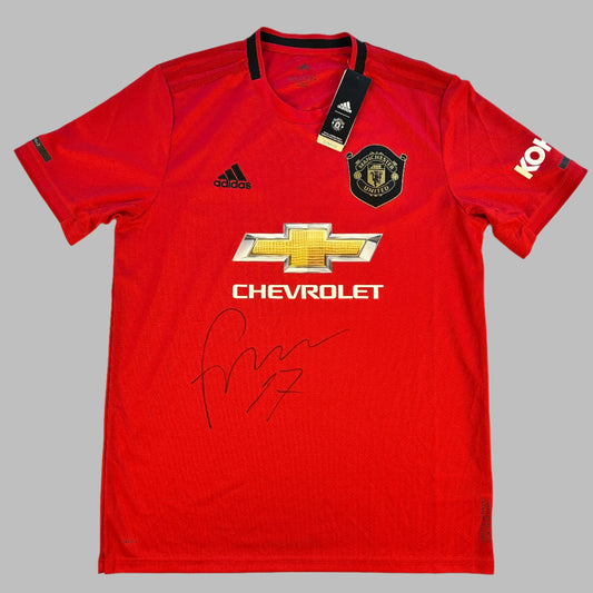 Manchester United 2019/2020 Home Shirt - Fred Signed - MUFC Box