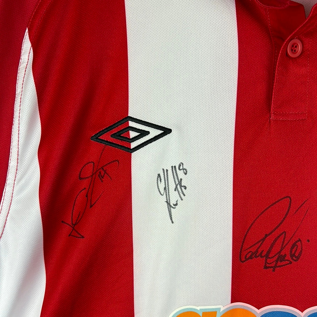 Lincoln City 2010/2011 Signed Home Shirt - Squad Signed