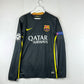 Barcelona 2011/2012 Player Issue Away Shirt - Dos Santos 12 - Long Sleeve