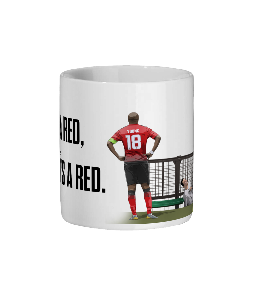 Ashley Young Di Maria Mug - Once A Red, Almost, Always A Red