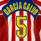 Atletico Madrid 2004/2005 Match Worn Home Shirt - Garcia Calvo 5 - Z