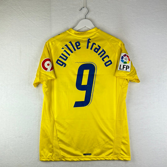 Villarreal 2007/2008 Match Worn Home Shirt - Franco 9