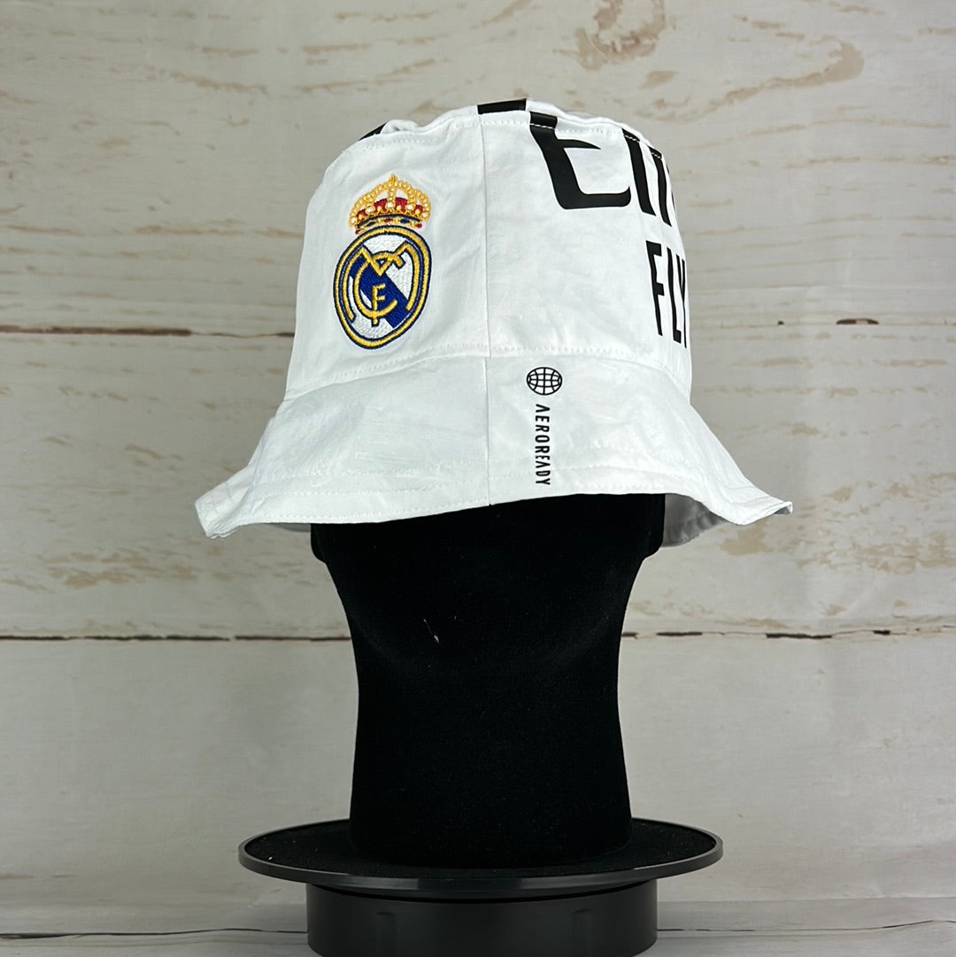 Real Madrid 22/23 Upcycled Home Shirt Bucket Hat