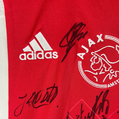 Ajax 2006/2007 Signed Home Shirt - Squad Signed