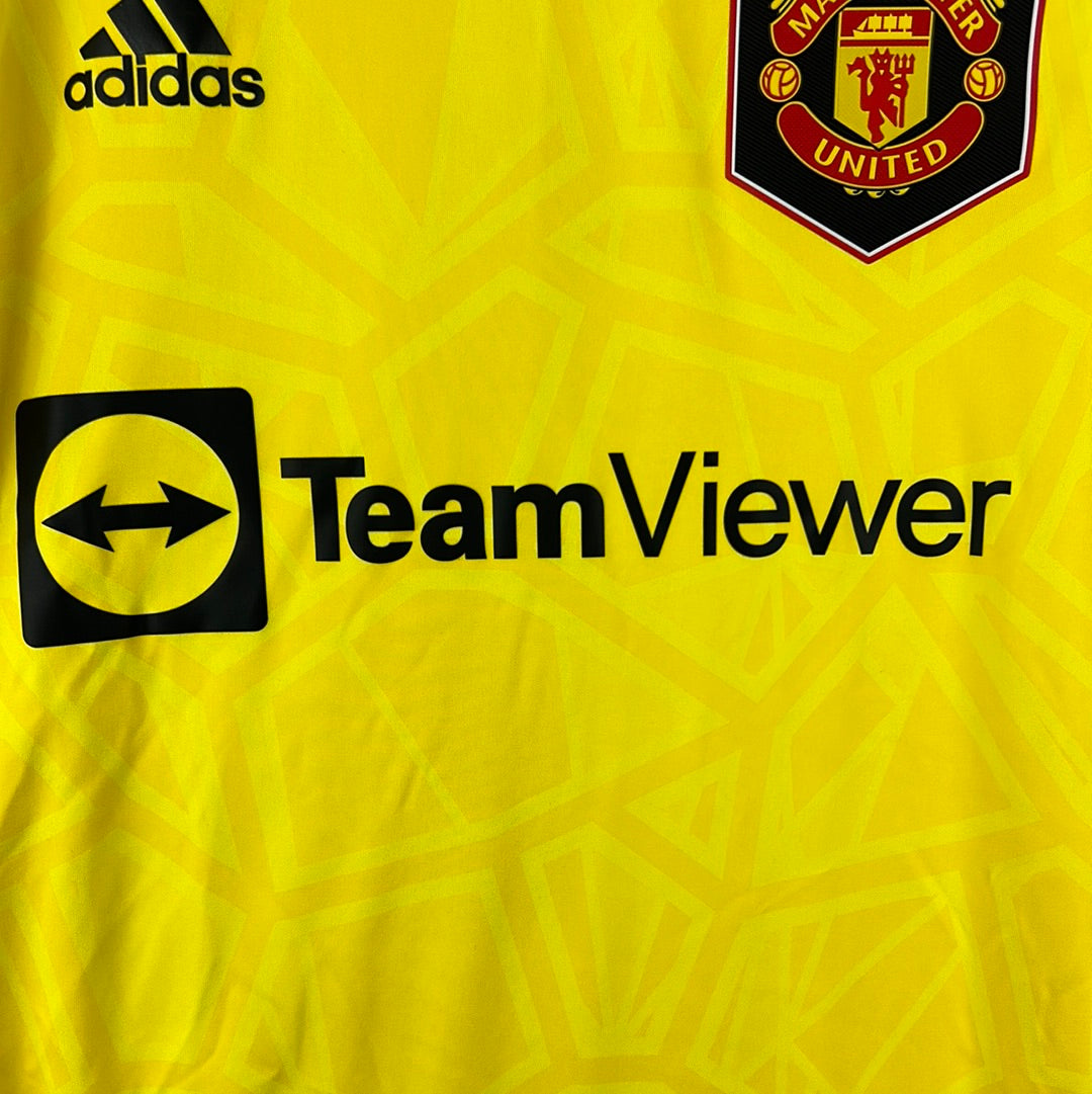 Manchester United 2022/2023 Player Issue Third Goalkeeper Shirt - De Gea 1