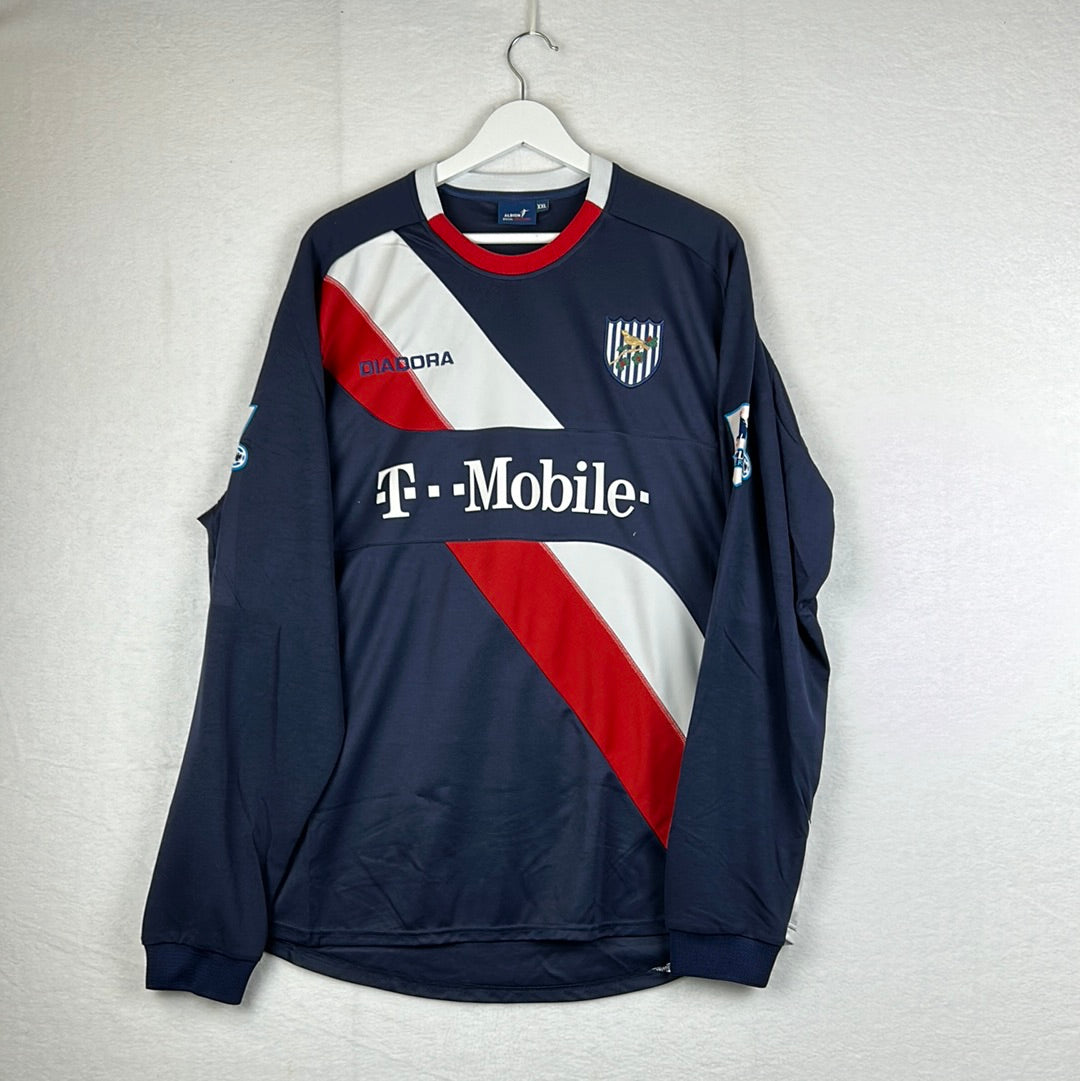 West Bromwich Albion 2005/2006 Match Worn Away Shirt Campbell 21