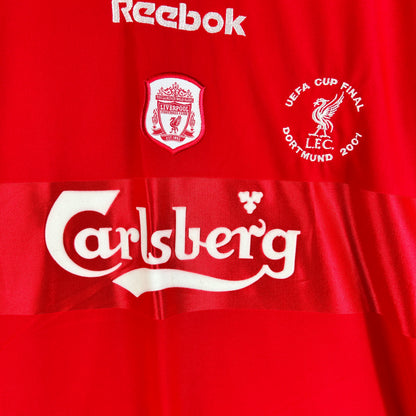 Liverpool UEFA Cup Final Home Shirt 2001 - New With Tags XL