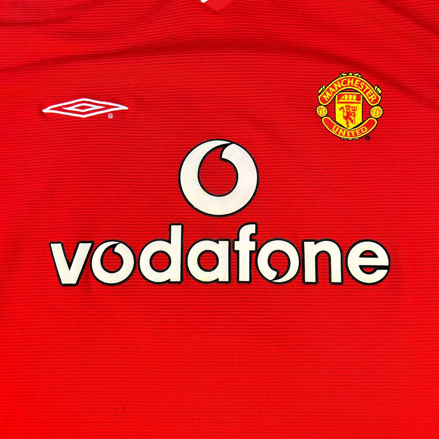 Manchester United 2000/2001 Match Worn Home Shirt - Scholes 8