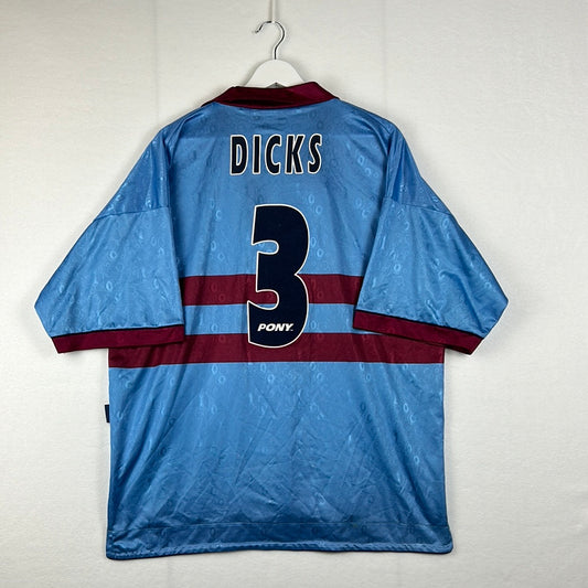 West Ham United 1995-1996 Away Shirt - DICKS 3 print