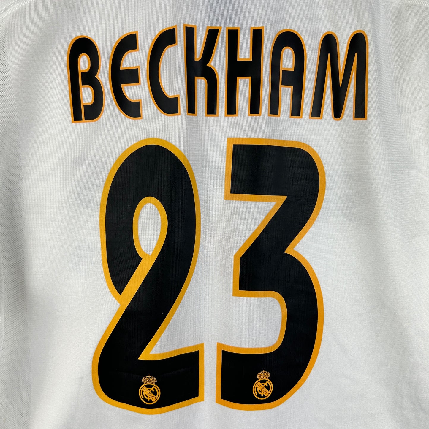 Real Madrid 2003/2004 Player Issue Home Shirt - Beckham 23