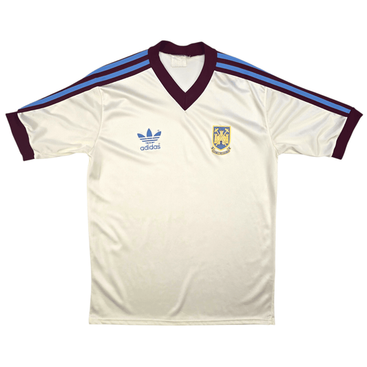 1980/82 West Ham United Away Football Shirt (M) Adidas