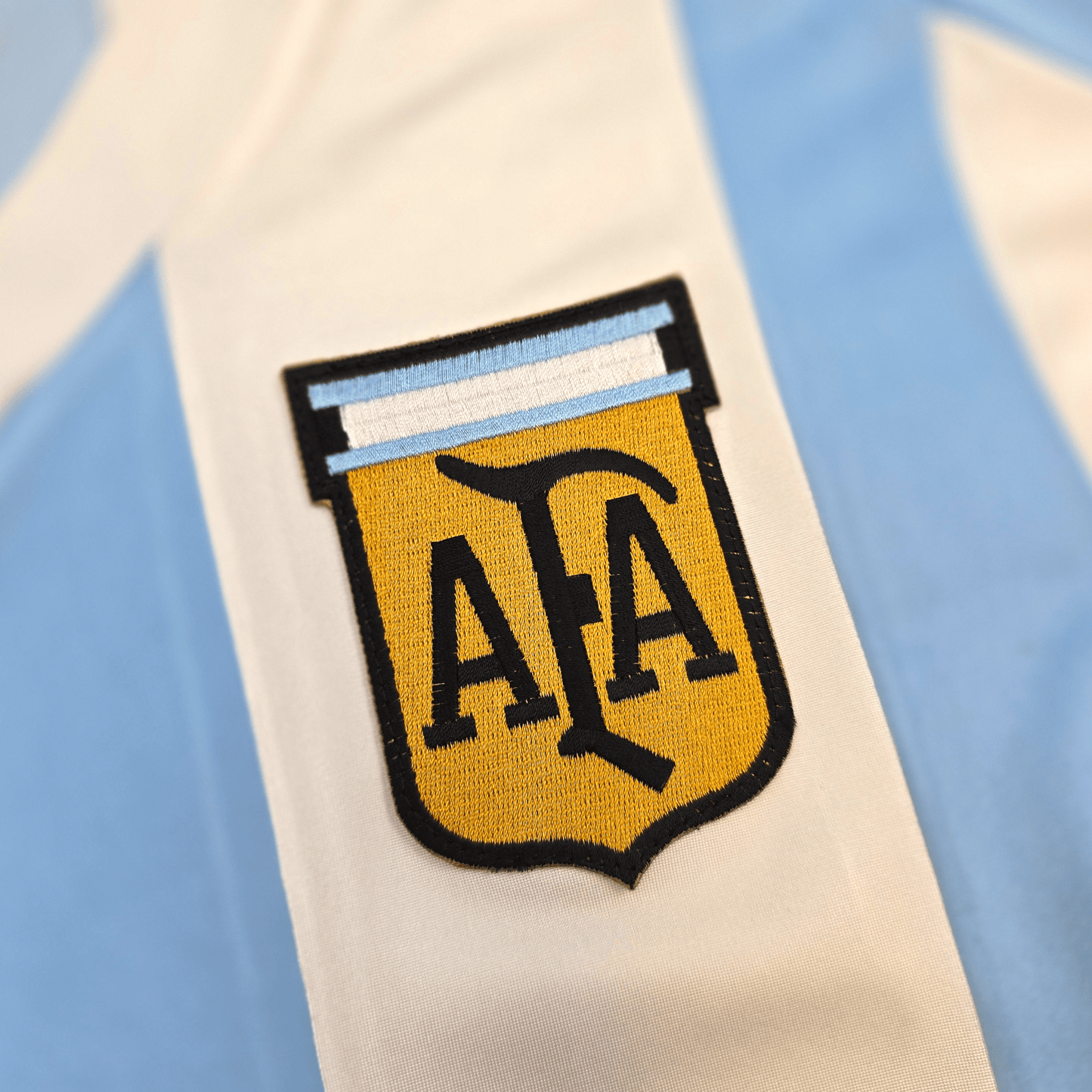 1984/86 Argentina Home Football Shirt (L) Le Coq Sportif (Upgraded Template)