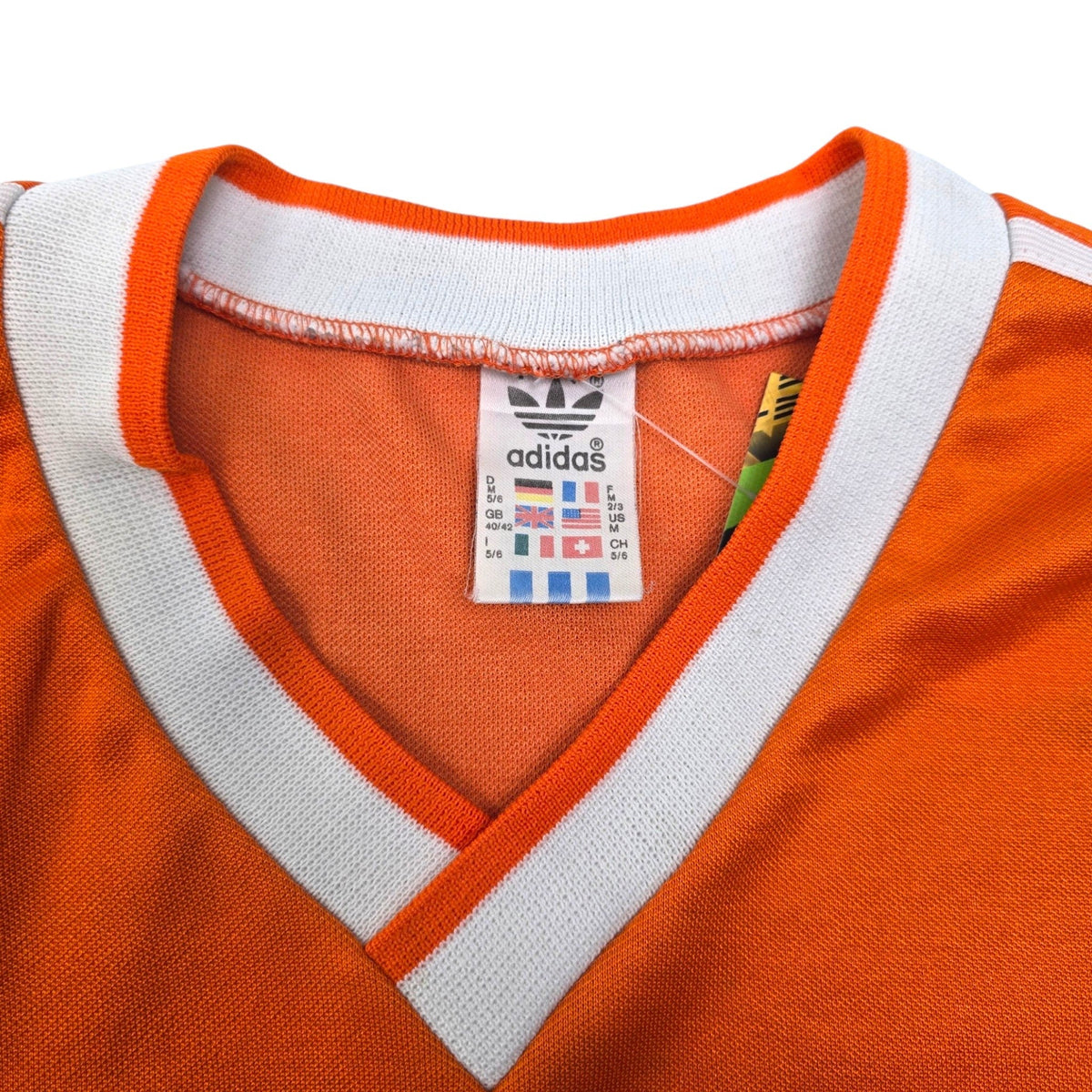 1985/88 Holland Home Football Shirt (M) Adidas