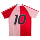 1986/87 Denmark Home Football Shirt (XL) Hummel #10 (Elkjaer) Re-Issue