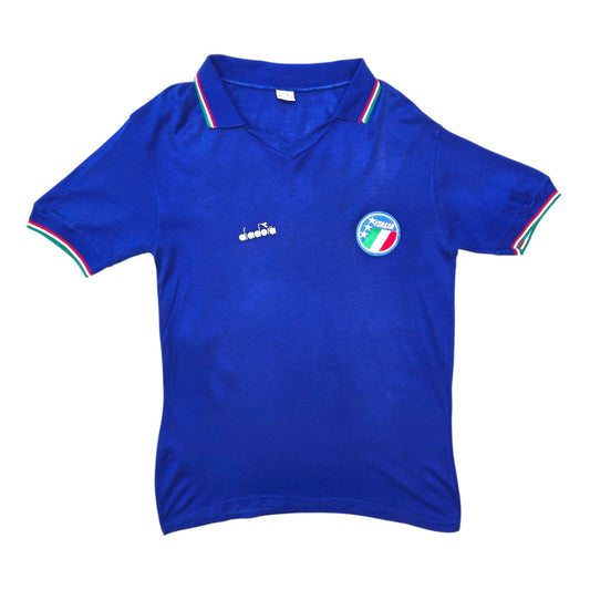 1986/88 Italy Home Football Shirt (L) Diadora