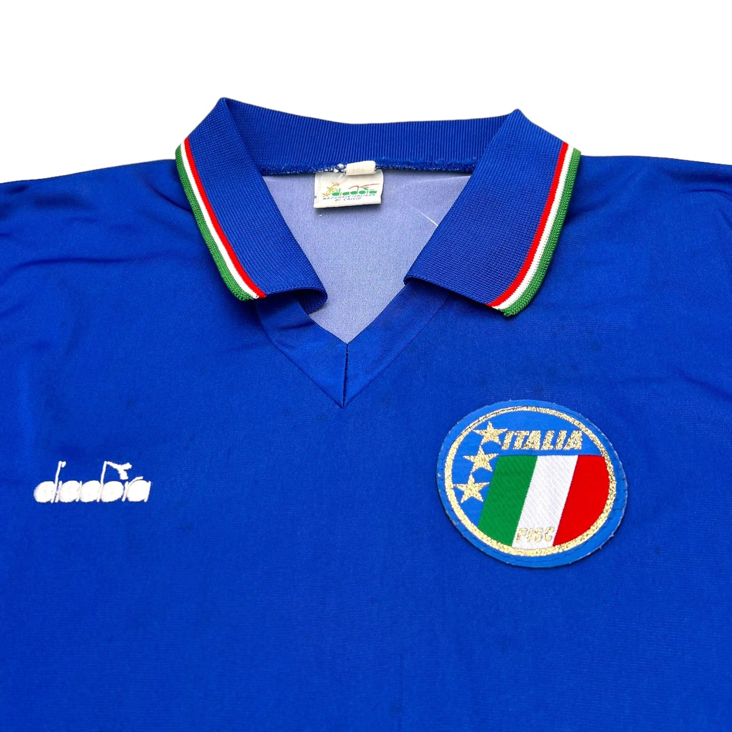 1986/90 Italy Home Football Shirt (M) Diadora