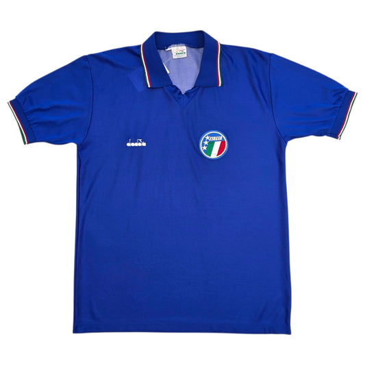 1986/90 Italy Home Football Shirt (M) Diadora