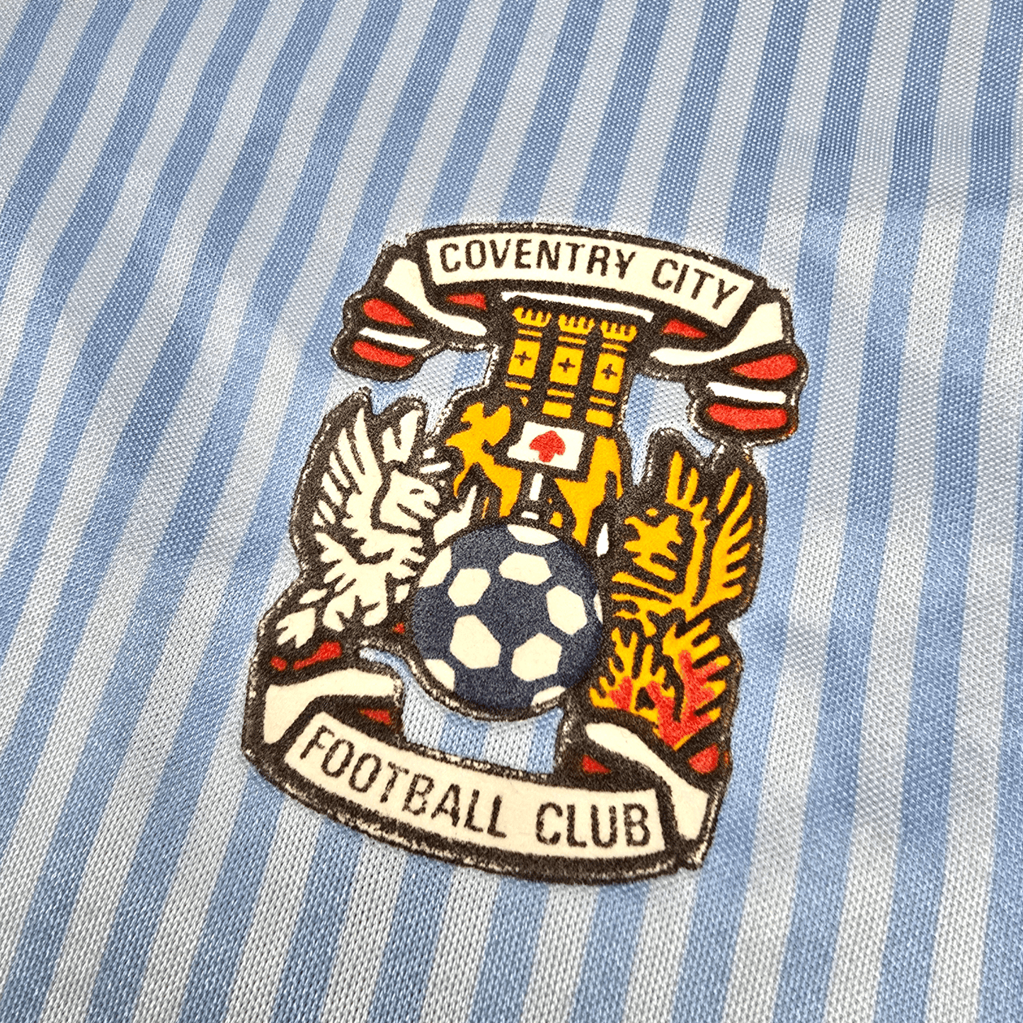 1987/88 Coventry City Home Football Shirt (L) Hummel #19