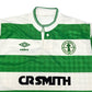 1987/89 Celtic Home Football Shirt (M) Umbro (Centenary)