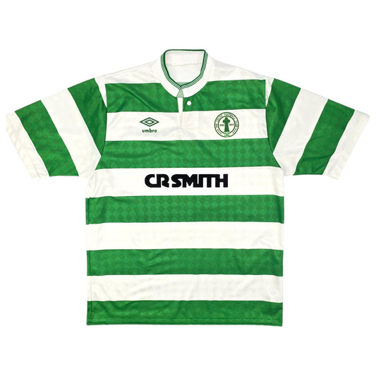 1987/89 Celtic Home Football Shirt (M) Umbro (Centenary)