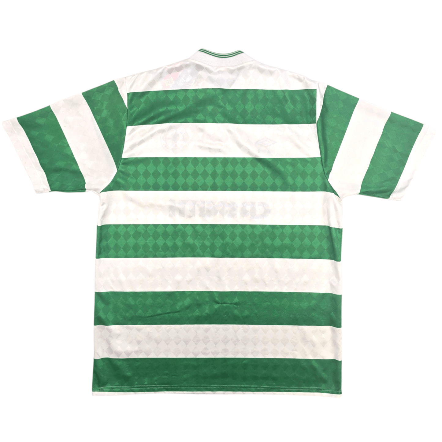 1987/89 Celtic Home Football Shirt (M) Umbro