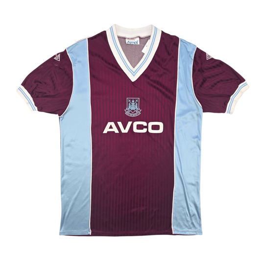 1987/89 West Ham United Home Football Shirt (L) Scoreline