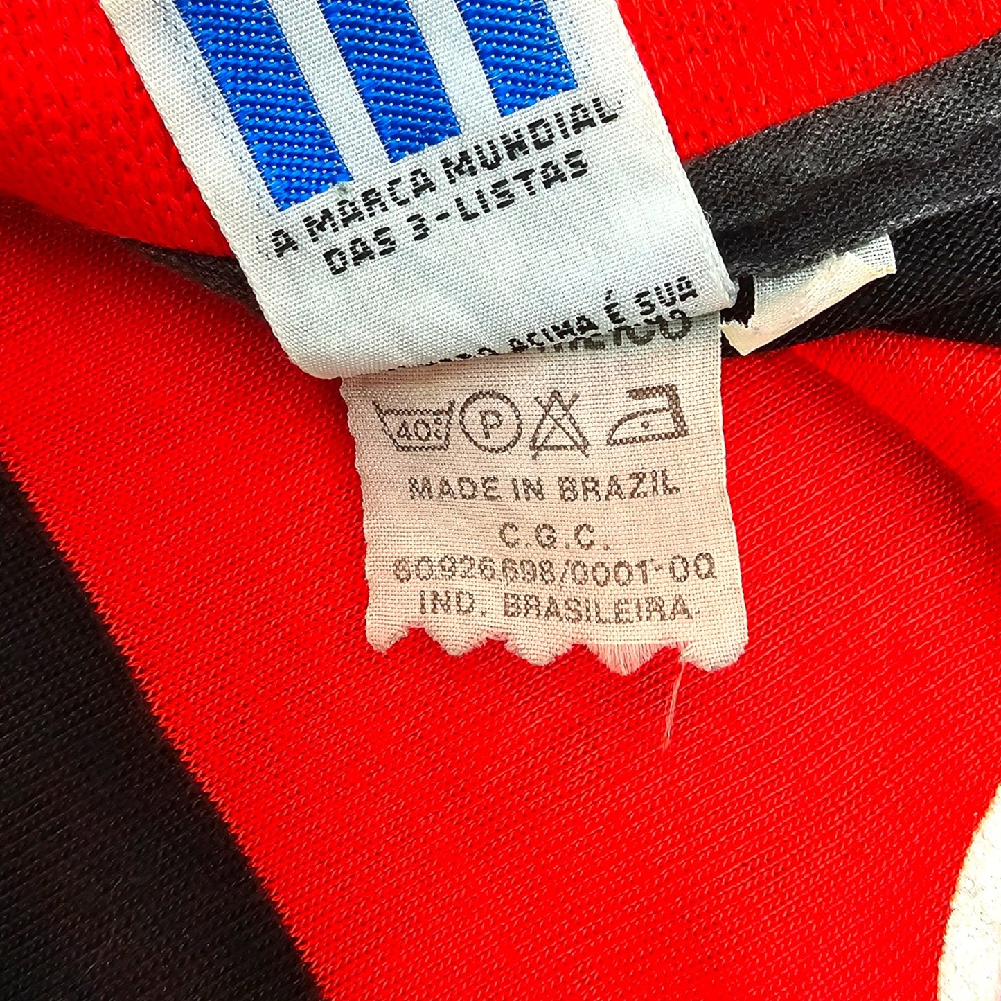 1987/90 Flamengo Home Football Shirt (L) Adidas #10 (Zico)
