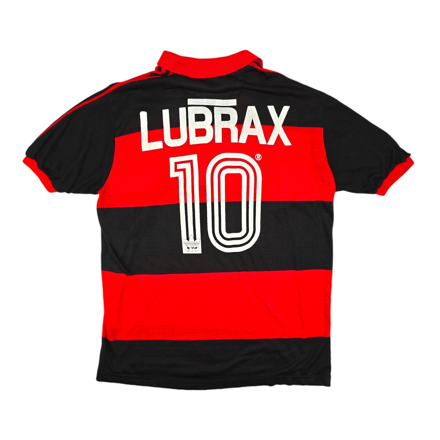 1987/90 Flamengo Home Football Shirt (L) Adidas #10 (Zico)