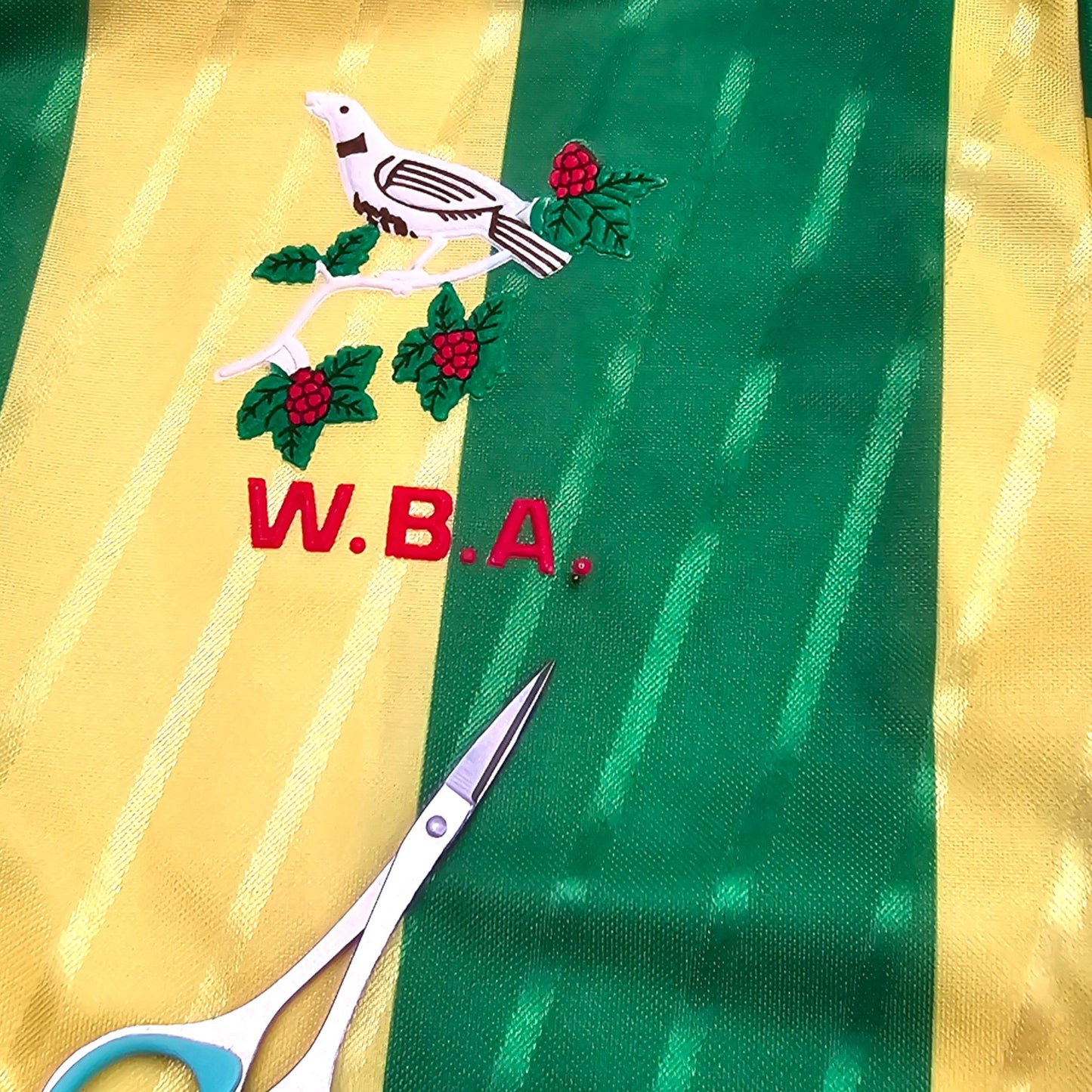 1988/89 West Bromwich Albion Away Football Shirt (L) Umbro
