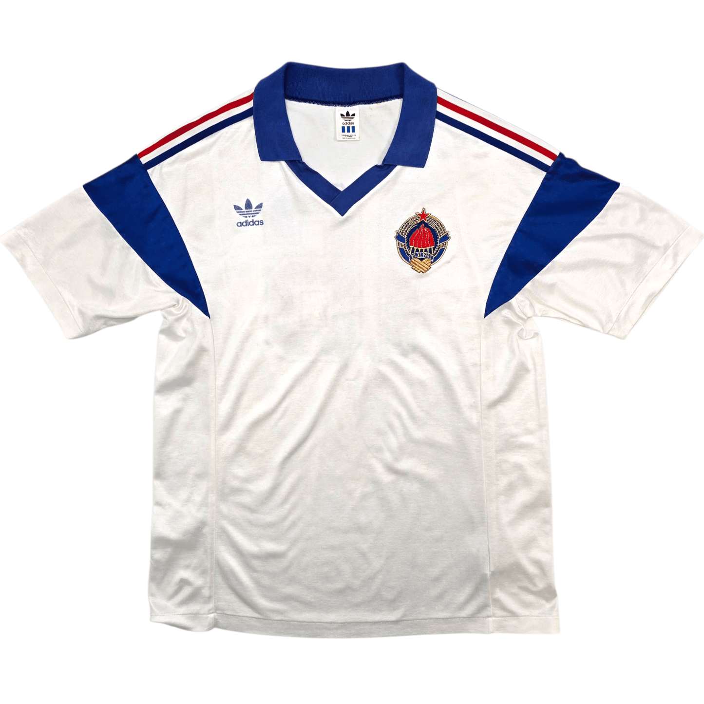 1988/89 Yugoslavia Away Football Shirt (L) Adidas (Upgraded Template)