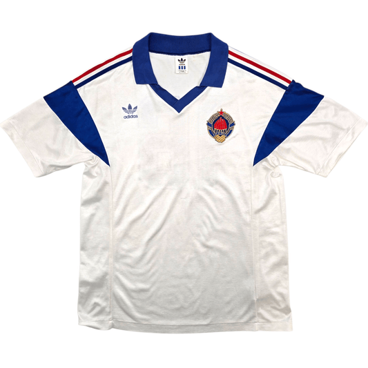 1988/89 Yugoslavia Away Football Shirt (L) Adidas (Upgraded Template)