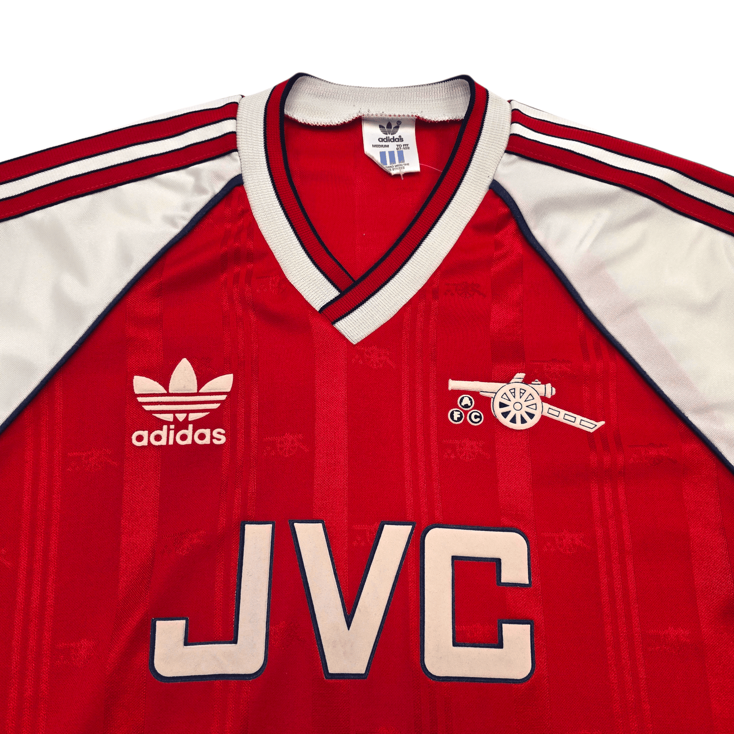 1988/90 Arsenal Home Football Shirt (M) Adidas