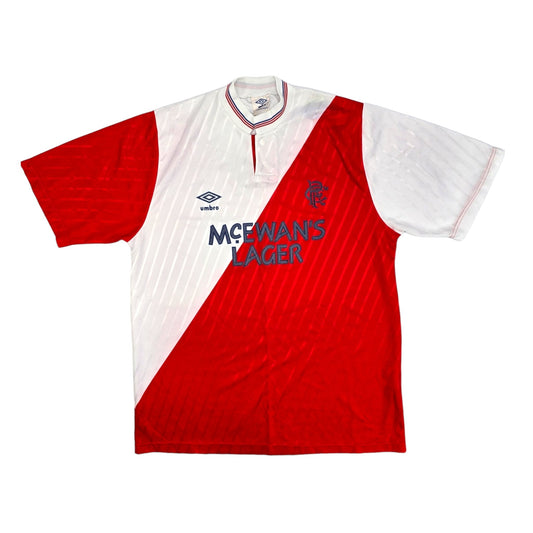 1988/90 Glasgow Rangers Away Football Shirt (XL) Umbro