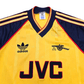 1988/91 Arsenal Away Football Shirt (S) Adidas
