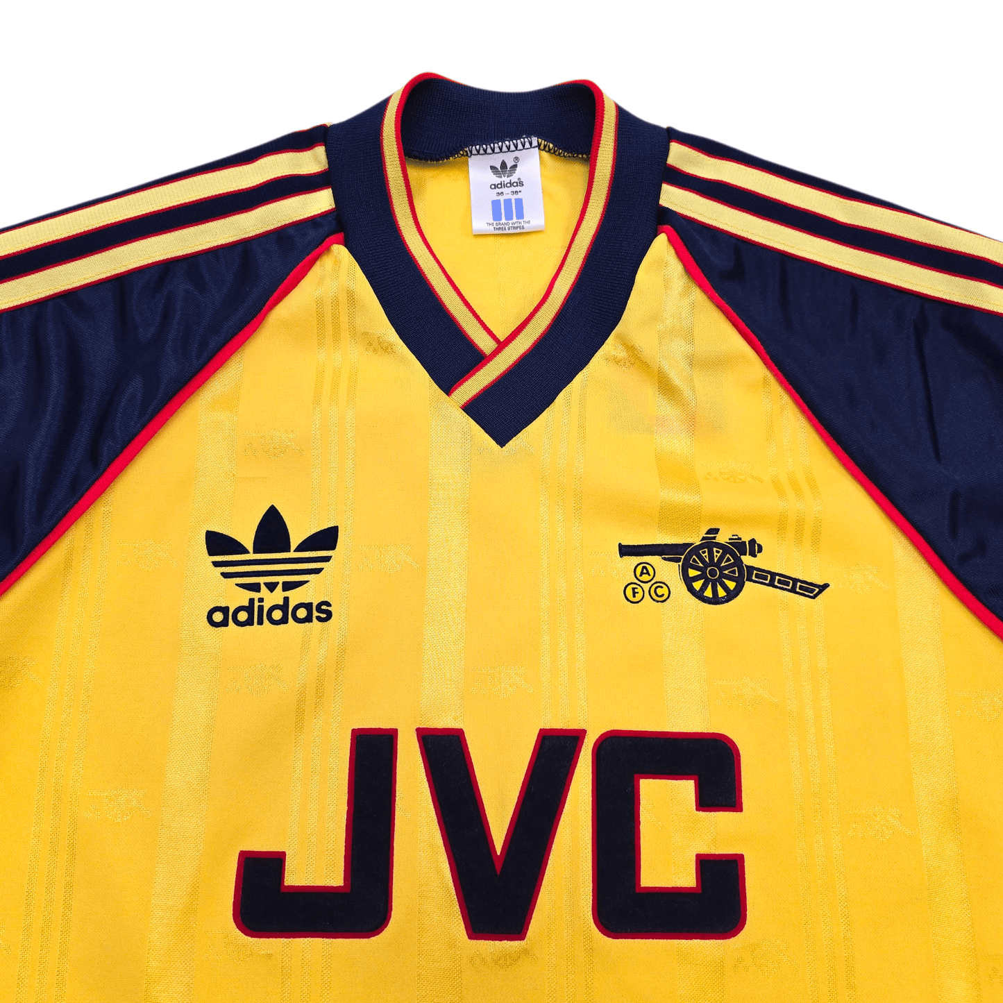 1988/91 Arsenal Away Football Shirt (S) Adidas
