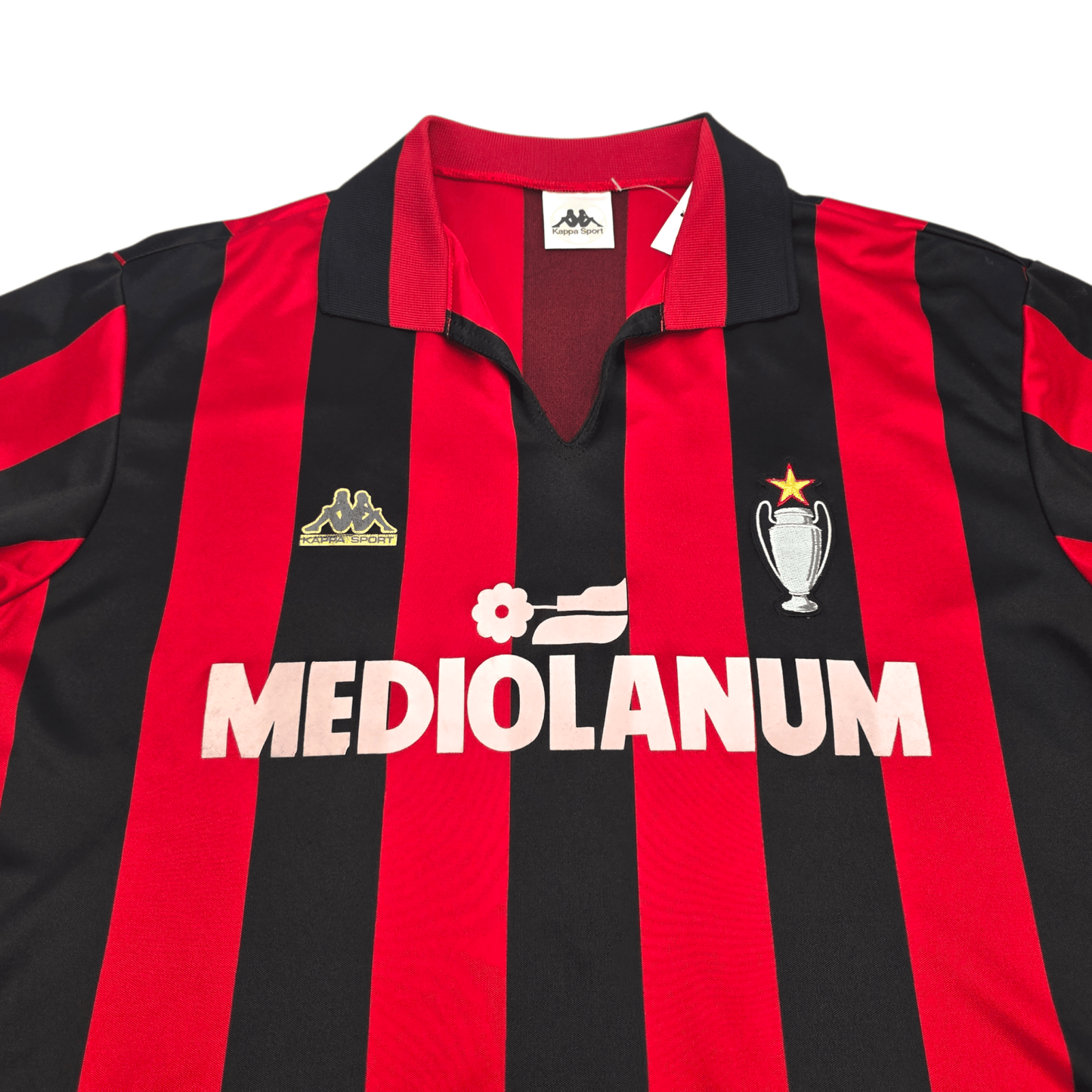 1989/90 AC Milan Home Football Shirt (M) Kappa #11