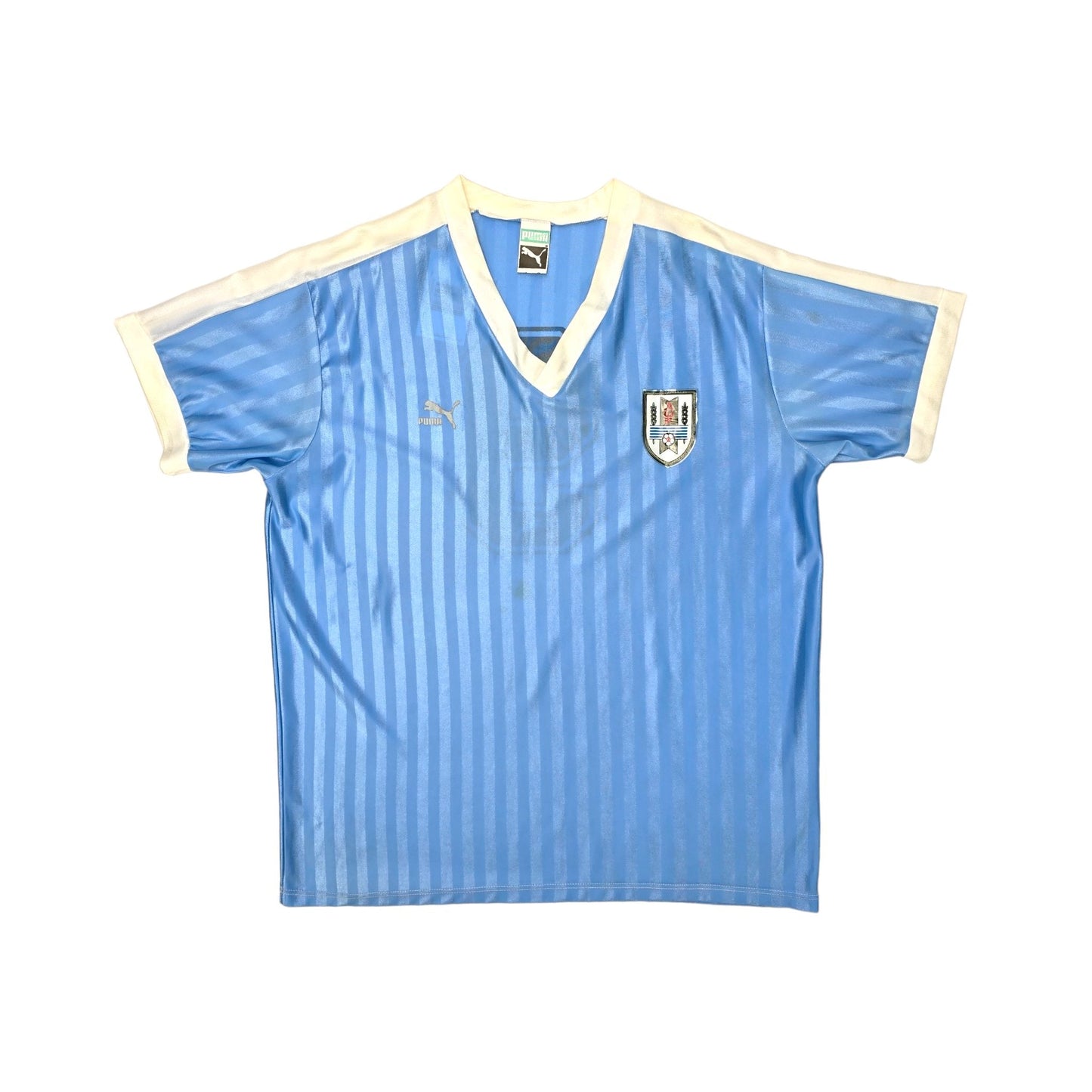1989/90  Uruguay Home Football Shirt (XL) Puma #9 (Francescoli)