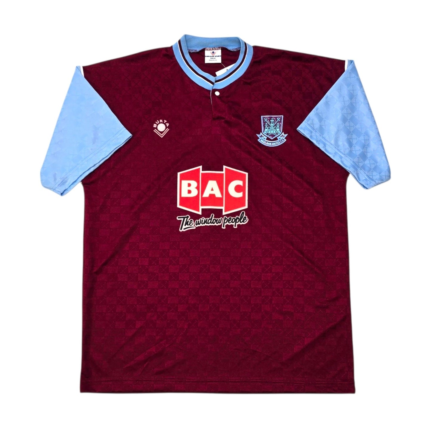 1989/90 West Ham United Home Football Shirt (L) Bukta