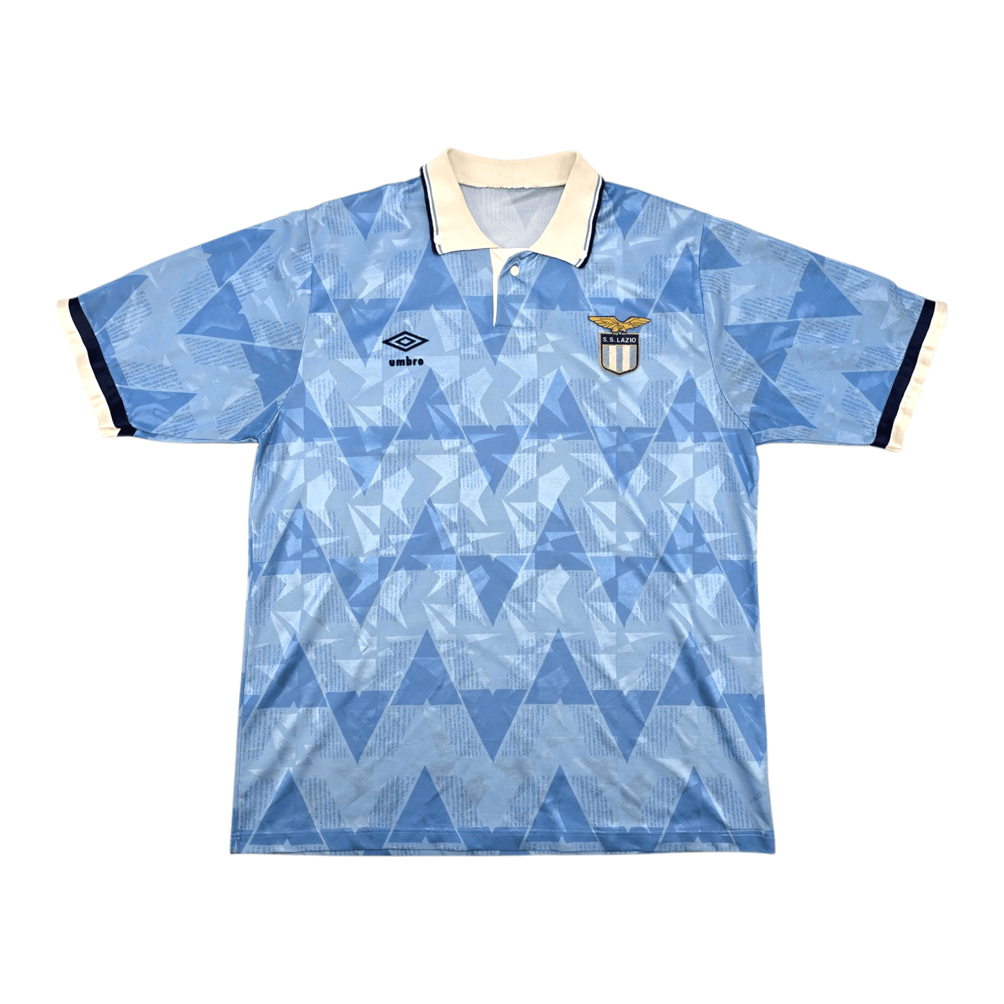 1989/91 Lazio Home Football Shirt (XL) Umbro