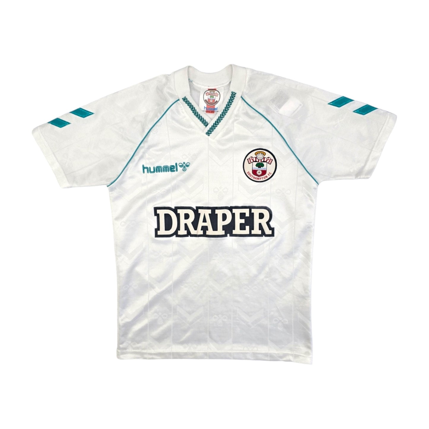 1989/91 Southampton Away Football Shirt (S) Hummel