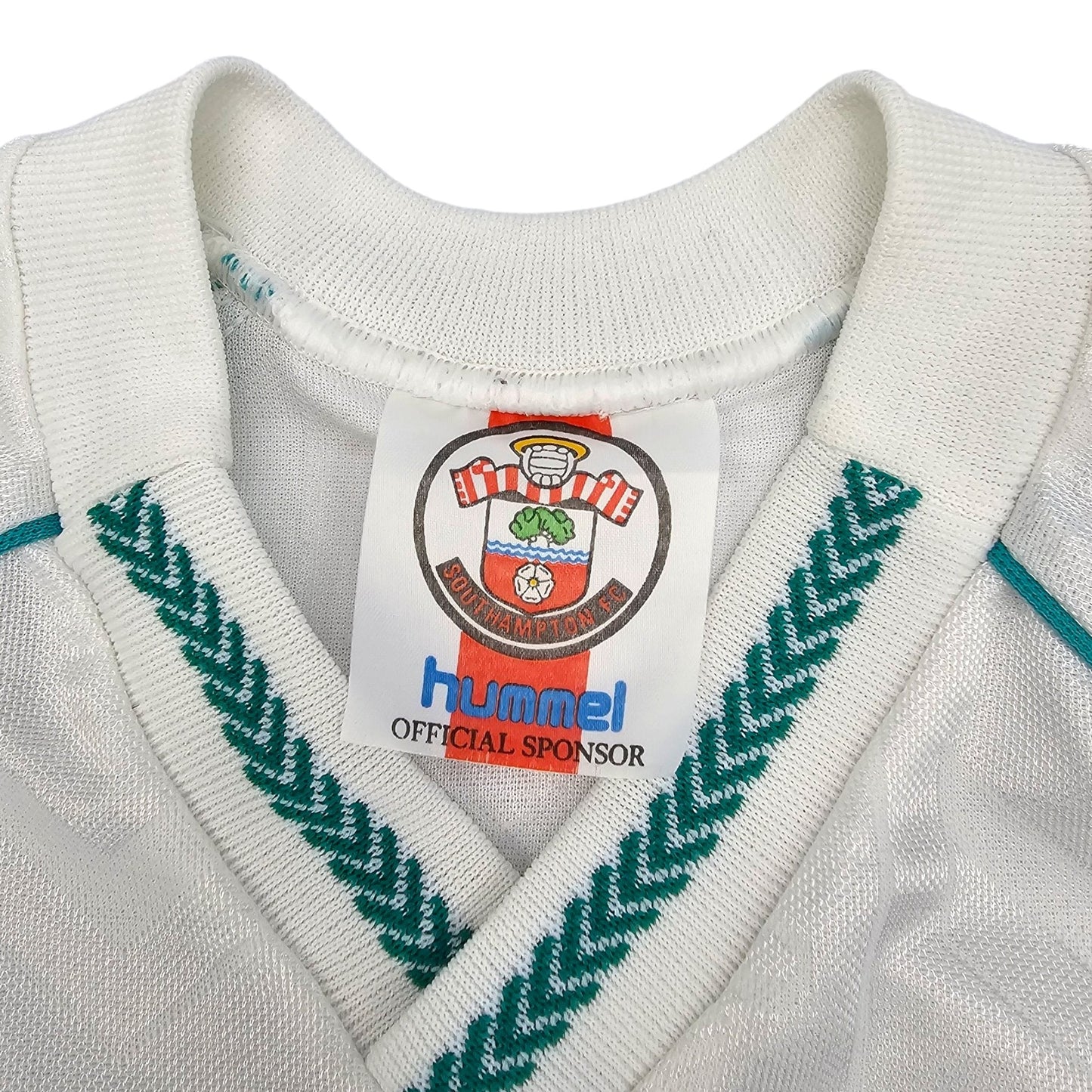 1989/91 Southampton Away Football Shirt (S) Hummel