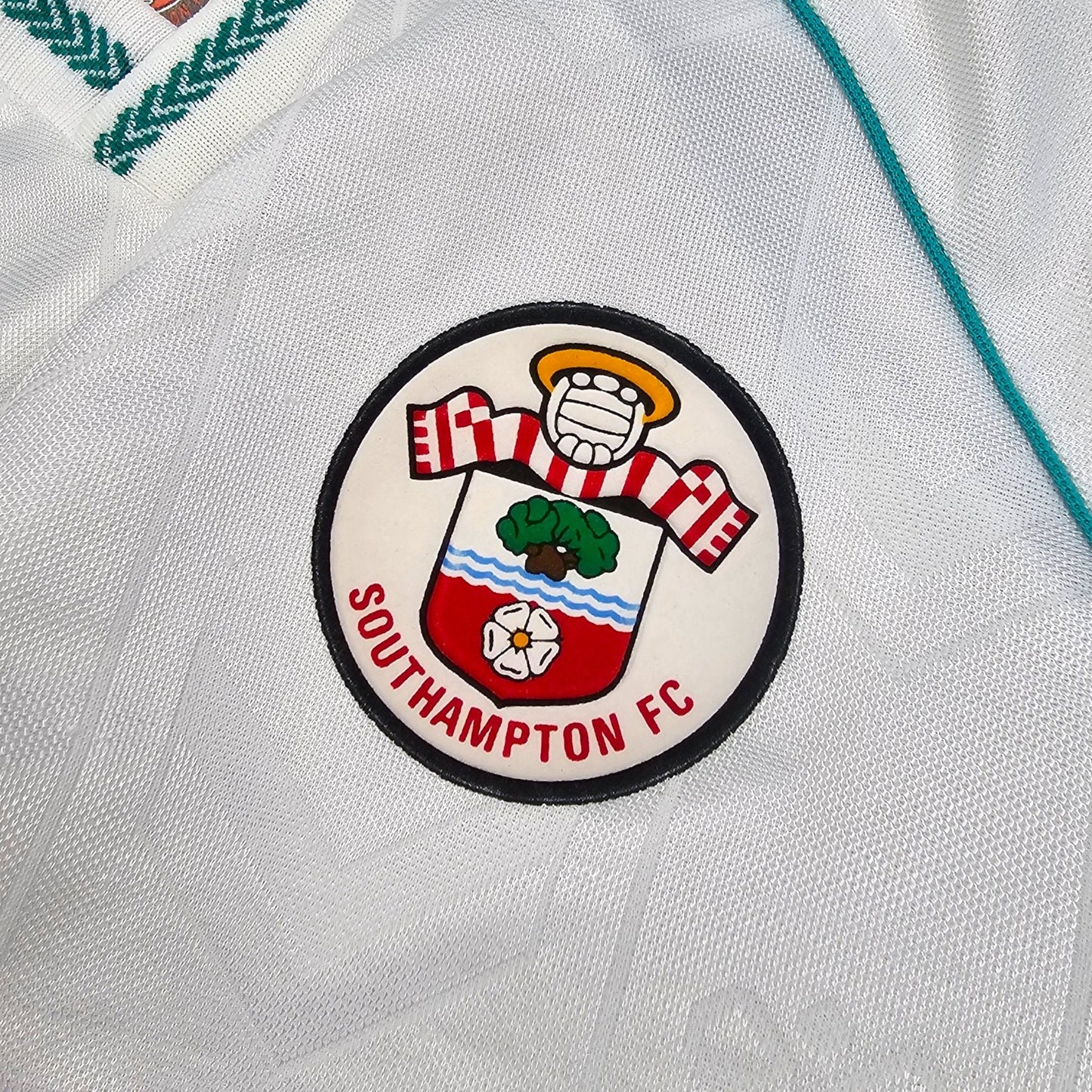 1989/91 Southampton Away Football Shirt (S) Hummel