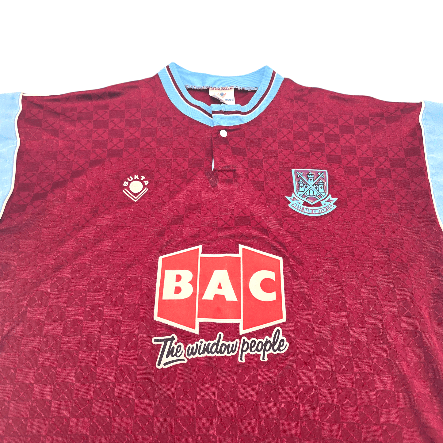 1989/91 West Ham United Home Football Shirt (L) Bukta