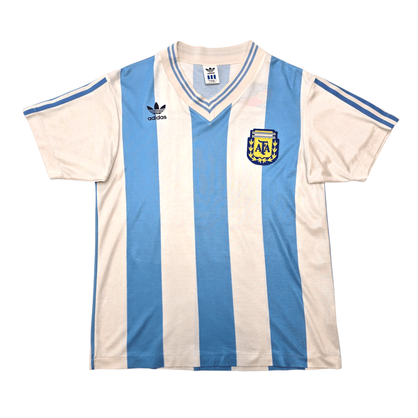 1990/91 Argentina Home Football Shirt (M) Adidas #10 (Upgraded Template)