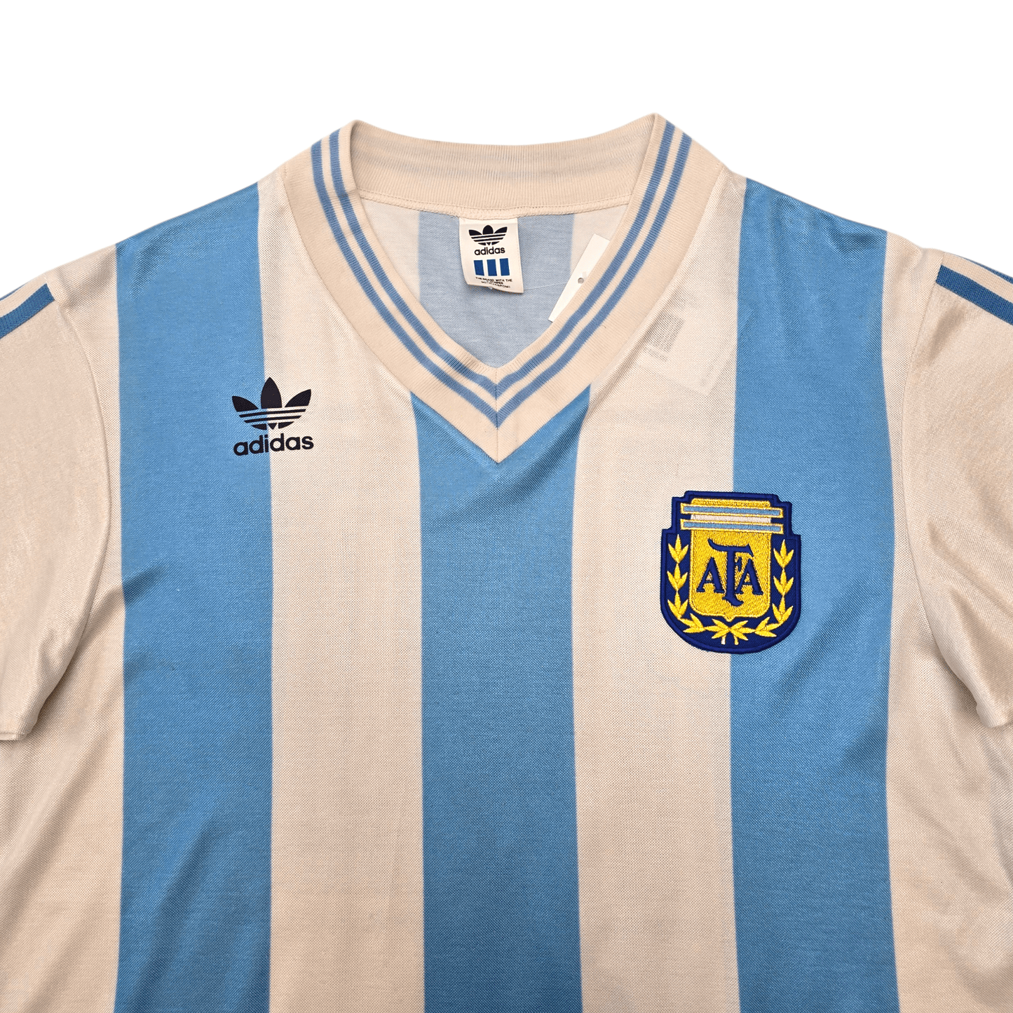 1990/91 Argentina Home Football Shirt (M) Adidas #10 (Upgraded Template)