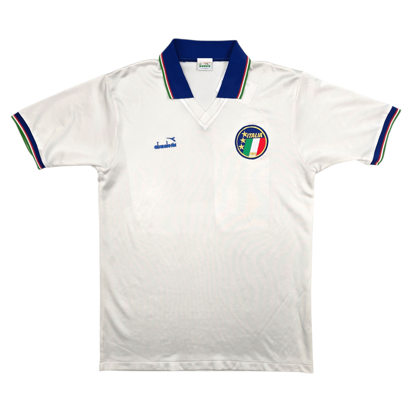 1990/91 Italy Away Football Shirt (L) Diadora (Upgraded Template)