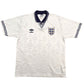 1990/92 England Home Football Shirt (S) Umbro